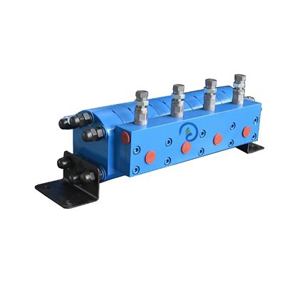 Hidraulički 4 grupe Dijeljenje protoka od lijevanog željeza